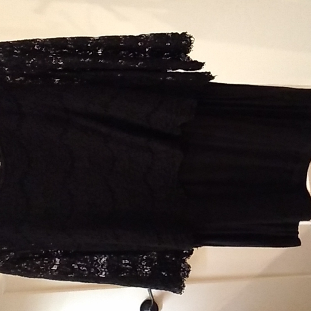 Back lace over lay back zip top size XL